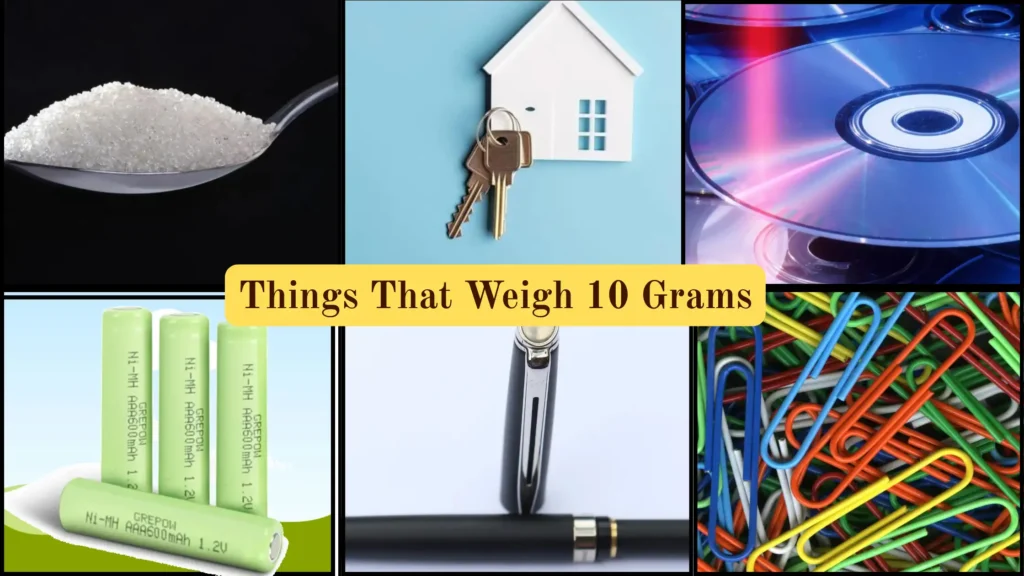 Things That Weigh 10 Grams