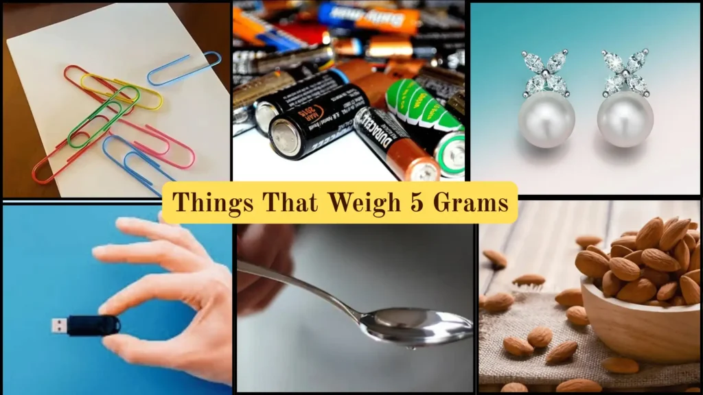 Things That Weigh 5 Grams
