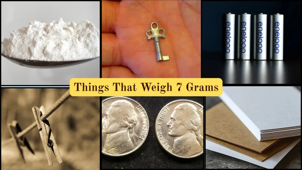 Things That Weigh 7 Grams
