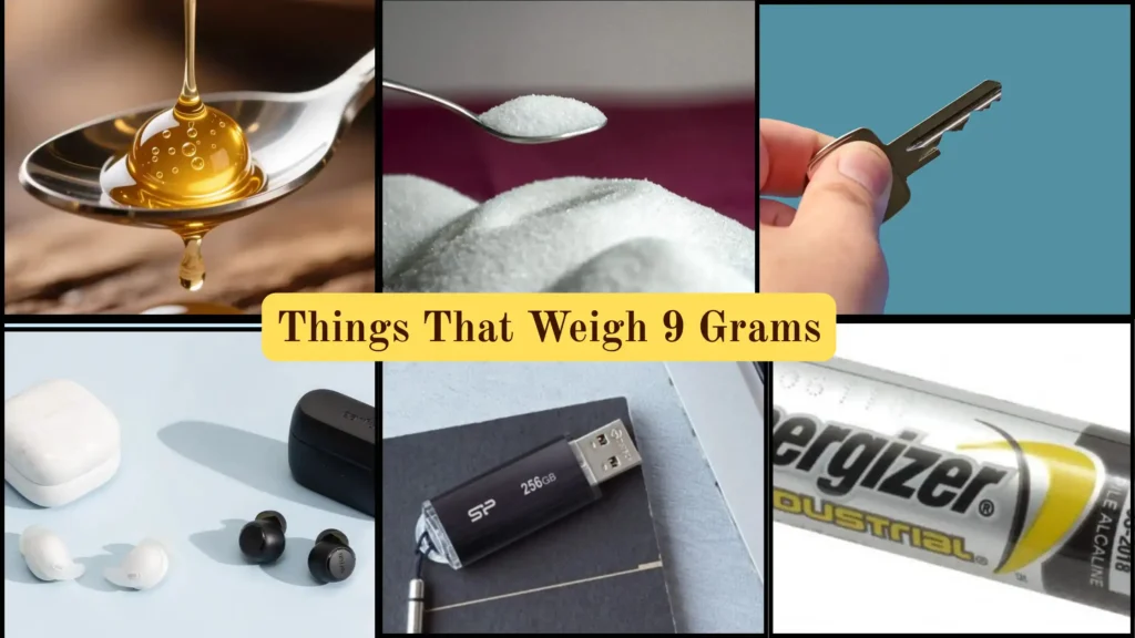 Things That Weigh 9 Grams